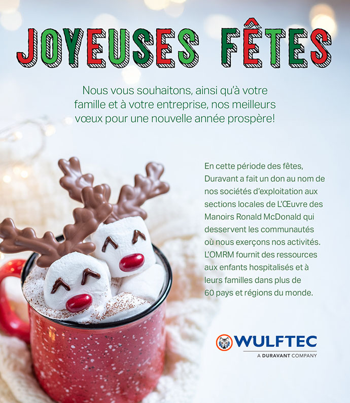 Joyeuses fêtes de la part de Duravant