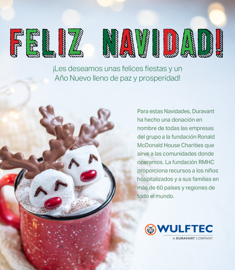 Felices fiestas de parte de Wulftec y Duravant