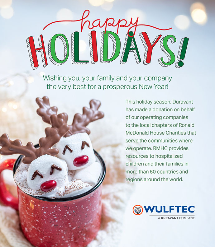 Happy holidays from Wulftec and Duravant